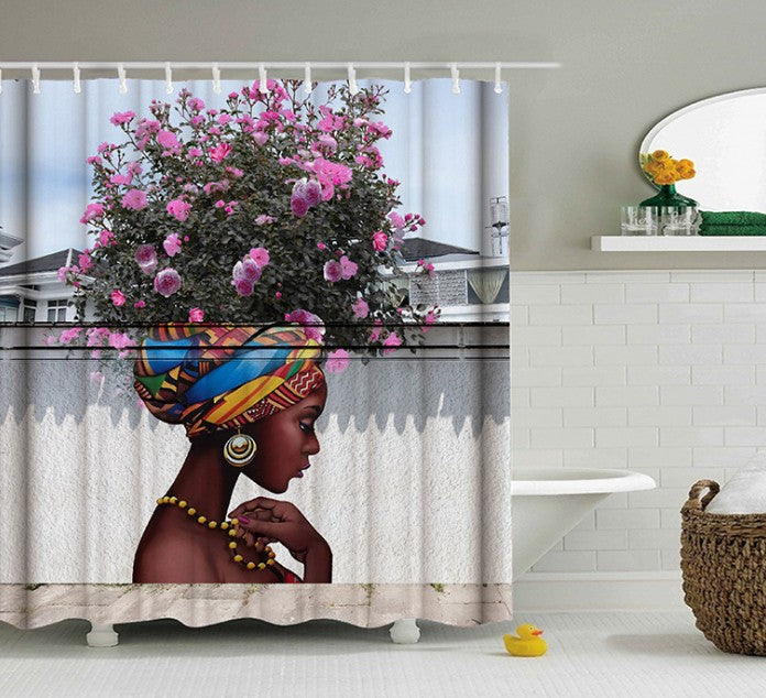 Black Is Art Shower Curtain | Artistic Bathroom Decor | 3 Sizes