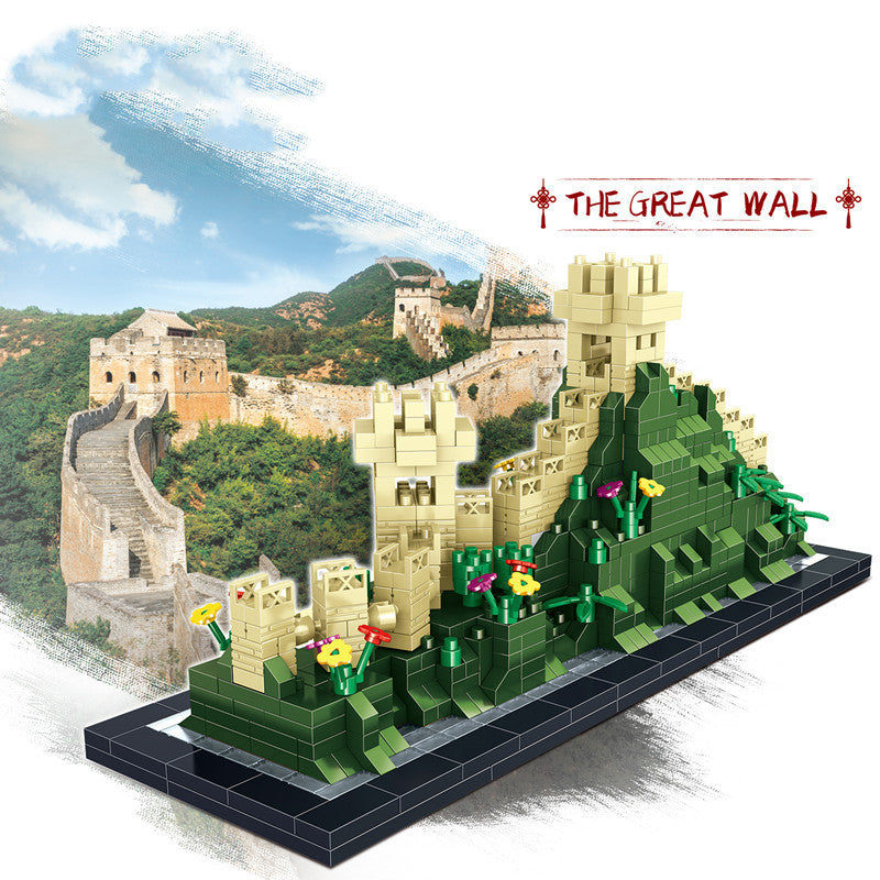 Great Wall of China Building Block Set | ABS Diamond Brick Model – Creative DIY Toy