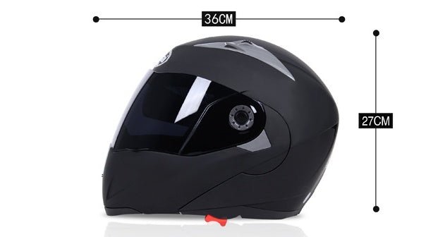 Premium full face motorcycle helmet in blue with durable plastic shell for street riding – AdriaPulse