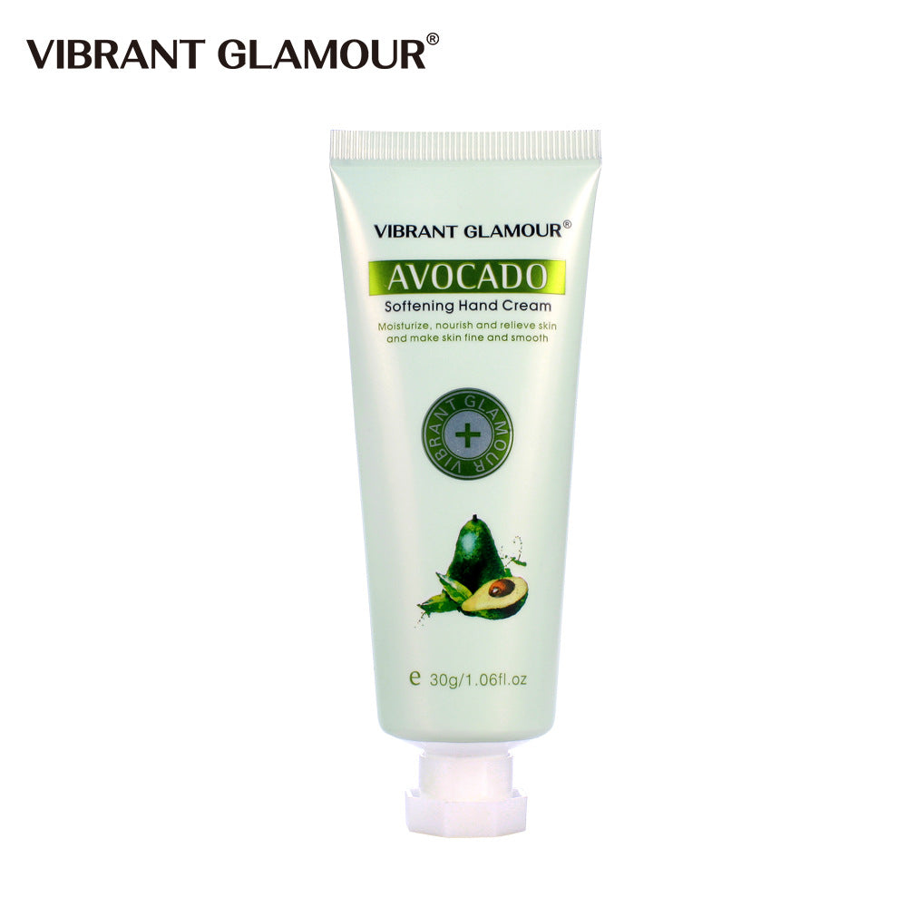 VIBRANT Avocado Hand Cream 30g in green – nourishing fruit scent moisturizer | AdriaPulse