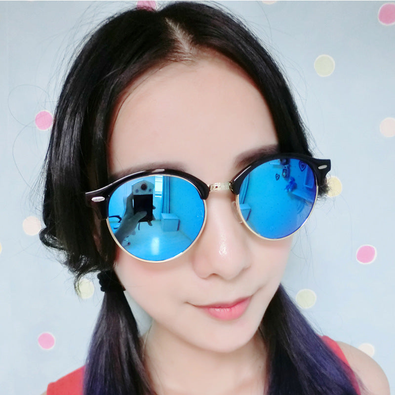 Retro Metal Sunglasses | UV400 Resin Lens – 9 Mercury Colors