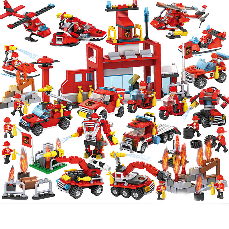 12-in-1 Building Block Toy Set | ABS Plastic Brick Kit – Creative STEM Toy for Boys