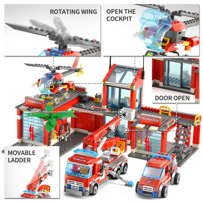 12-in-1 Building Block Toy Set | ABS Plastic Brick Kit – Creative STEM Toy for Boys