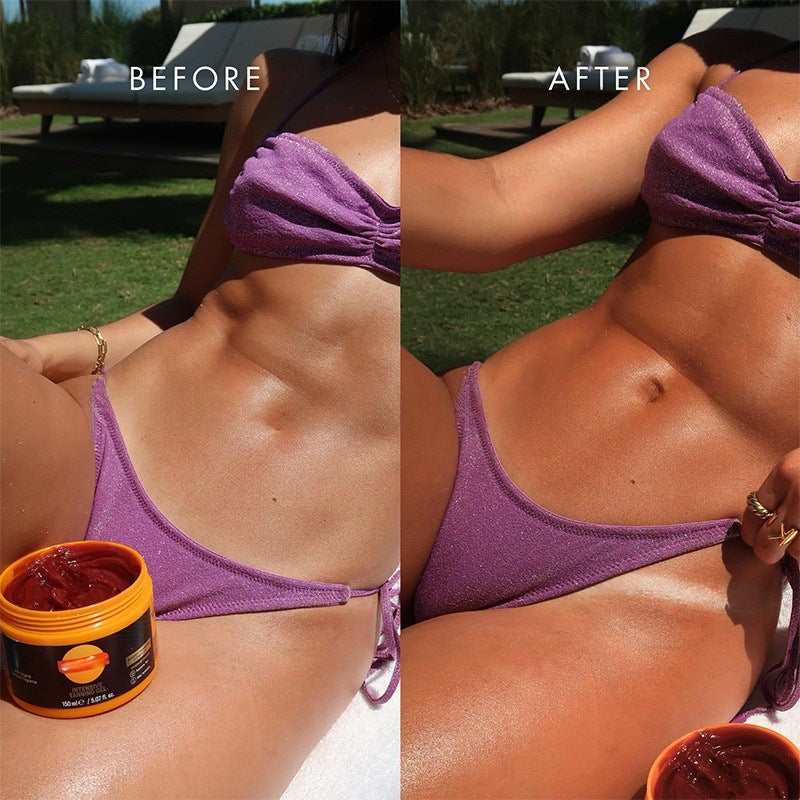 "Sun tanning gel black cream lotion in brown – sunless self-tanner for all skin types- adriapulse

