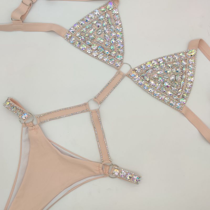 Diamond Chain Bikini Set – Glamour Swimsuit