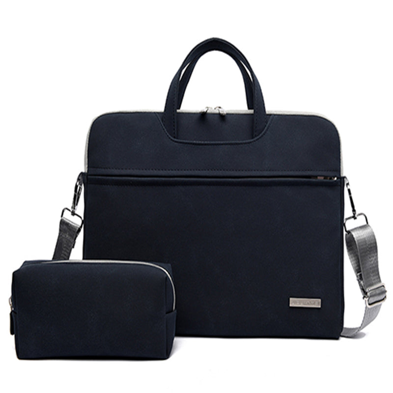 PU Leder Damen Laptoptasche Notebook Tragetasche Aktentasche Für Macbook Air 13.3 14 15.6 Zoll Herren Handtaschen Schulter Maus Tasche