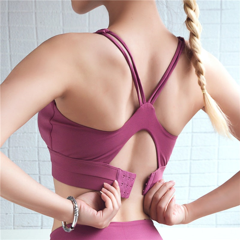 Verstellbarer Sport-BH mit Ringerrücken | Stützender Workout-BH – Damen