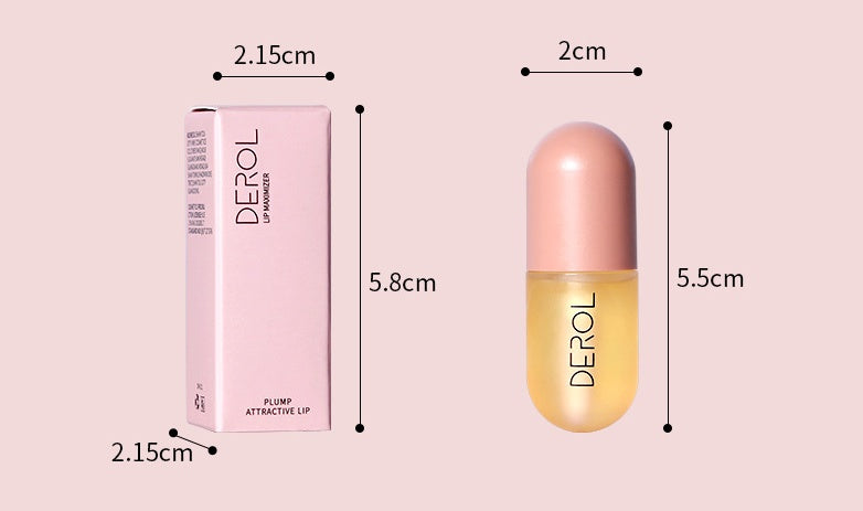 Lip Plumper Oil Nourishing Volume Fine Line Repair 5.5ml Light Yellow AdriaPulse