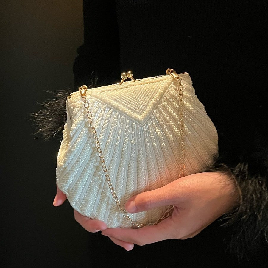 Muschelförmige Umhänge-Schultertasche für Damen