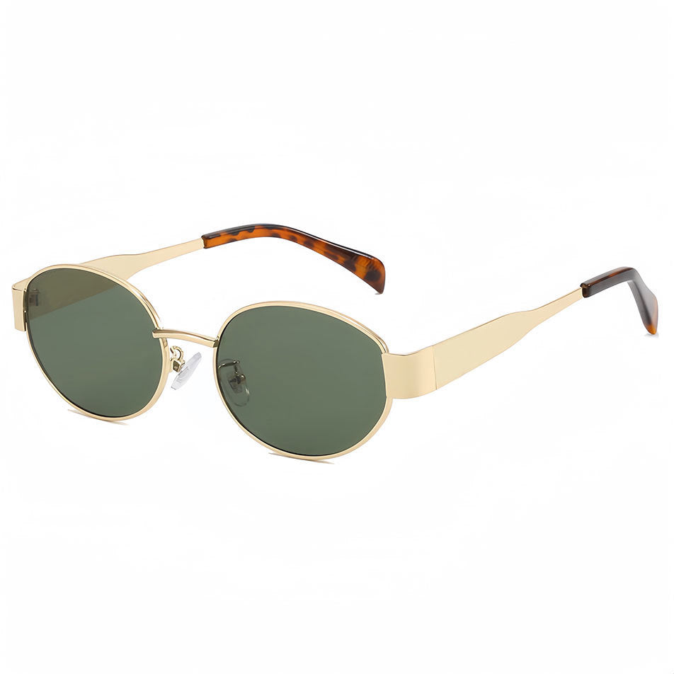 Oval Metal Sunglasses | UV400 Vintage Full Frame – 7 Styles