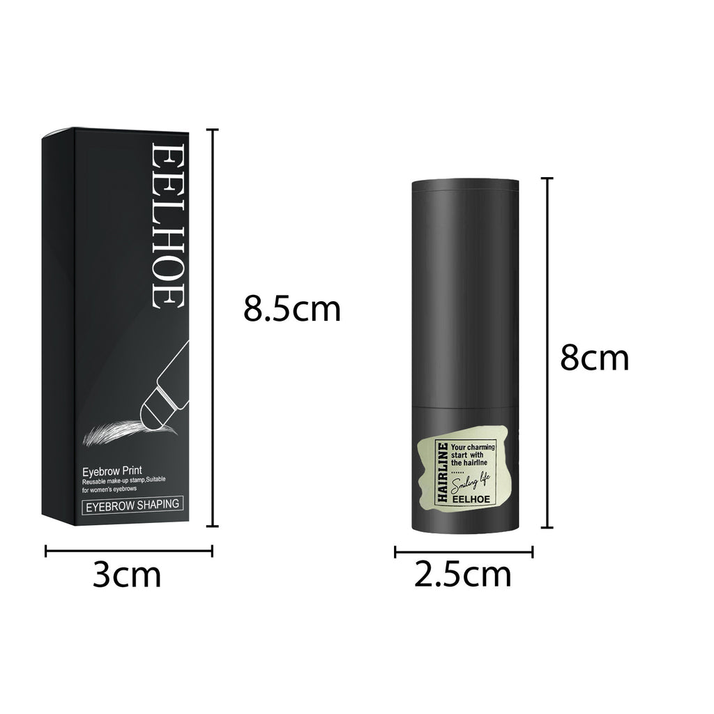 Eyebrow Print Set Natural Quick Eyebrow Stencil Makeup Dark Brown – AdriaPulse"