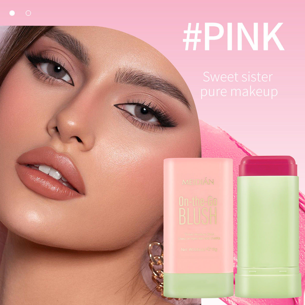 Rouge Blush Powder – Natural Nude Finish Face Blusher | 19g | 3 Shades