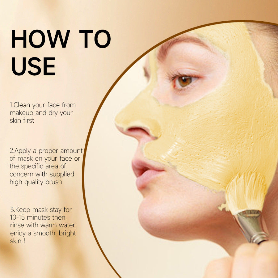 "Ginger Kojic Acid Turmeric Vitamin C Brightening Face Mask Dark Spot Corrector 120g – AdriaPulse"