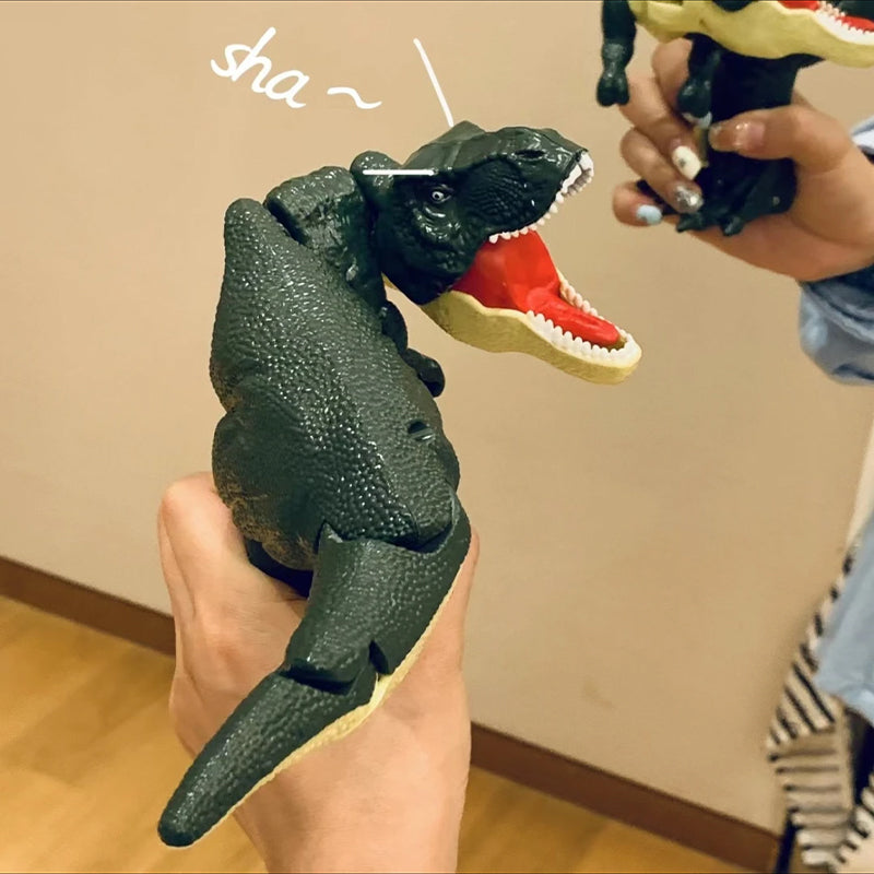 Kids Dinosaur Fidget Toy – Battery-Free Telescopic Spring Swing Dino