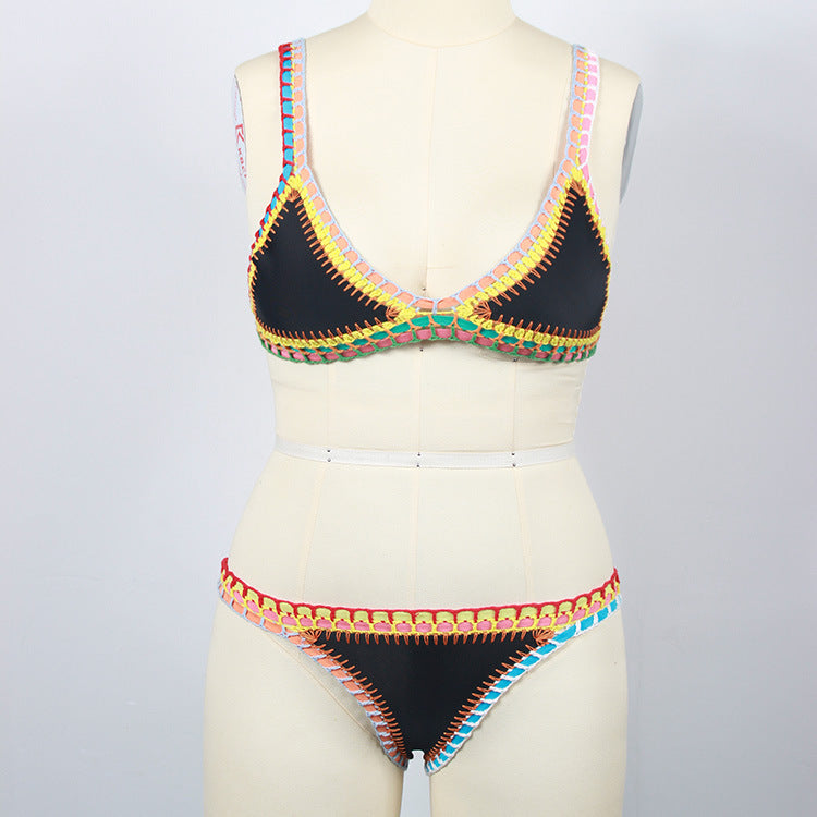 Hand-Woven Crochet Beach Bikini – Artisan Swimsuit