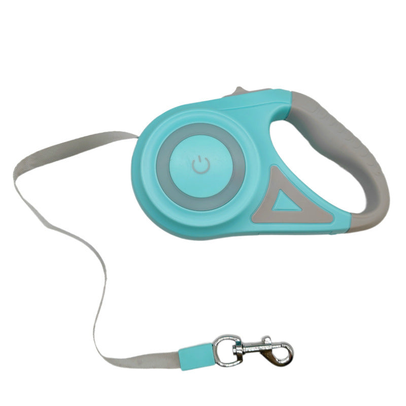 Retractable Dog & Cat Leash with LED Light – 3m & 5m