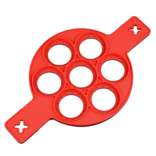 Silicone Egg & Pancake Ring Mold – Non-Stick Breakfast Cooking Tool