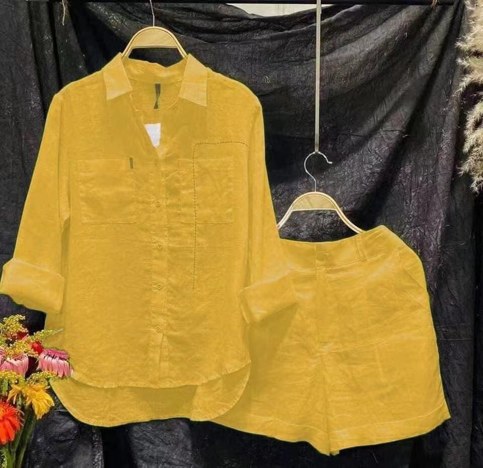 Tenue chemise unie mode