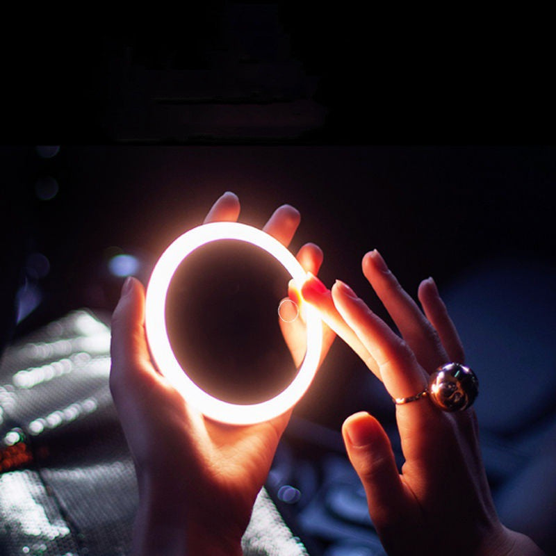 Schminkspiegel mit Licht, tragbarer Handspiegel