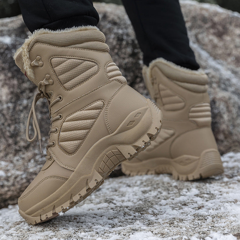 Schneestiefel Herren Ski Isolierung Baumwollschuhe Wasserdicht Und Kältebeständig