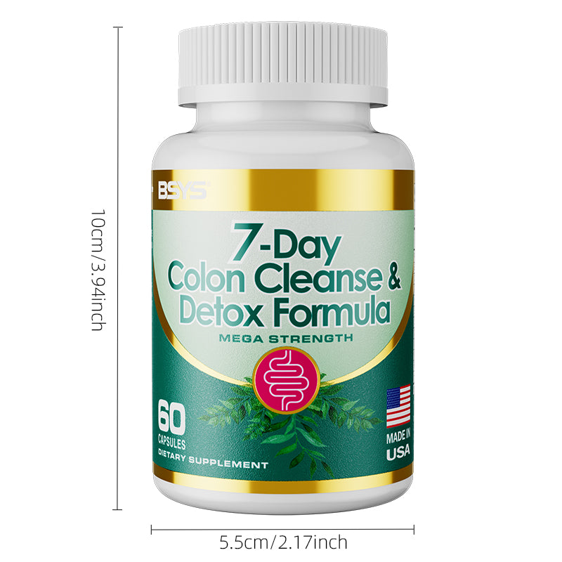 7-Day Colon Cleanse Detox Formula Capsules – AdriaPulse