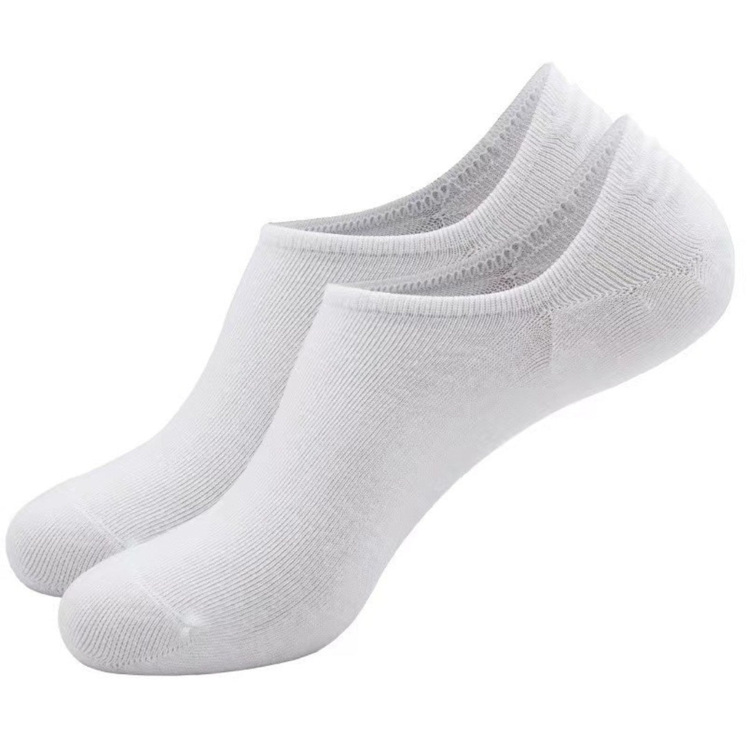 6-Pack Invisible Sneaker Socks – Anti-Slip Cotton No-Show – AdriaPulse
