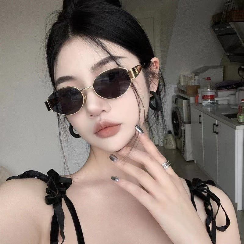 Oval Metal Sunglasses | UV400 Vintage Full Frame – 7 Styles