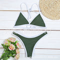 Women's Two-Piece Bikini Set Army Green – AdriaPulse