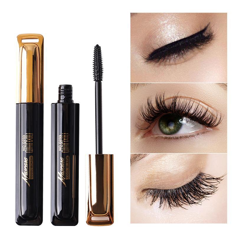 4D Waterproof Mascara – No Smudge, No Clumping, Long & Curly Lashes