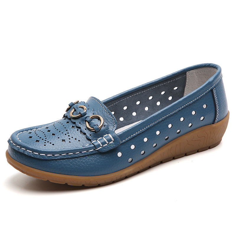 Maternity Wedge Shoes – Plus Size Slip-On Driving Shoes for Pregnancy, Spring & Autumn