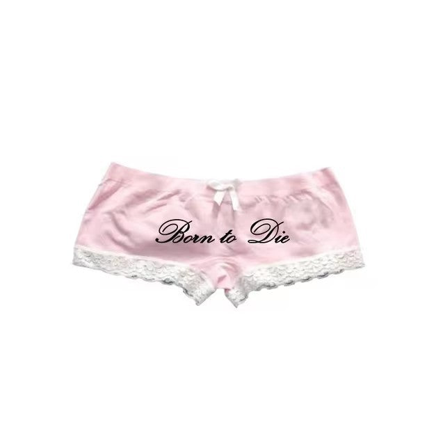 Y2K Grunge Gothic High Waist Shorts – Street Style Printed Polyester