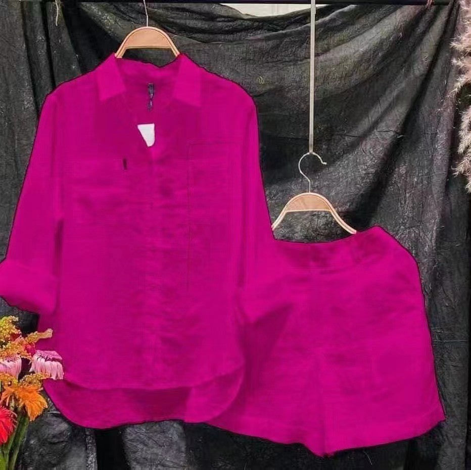 Tenue chemise unie mode