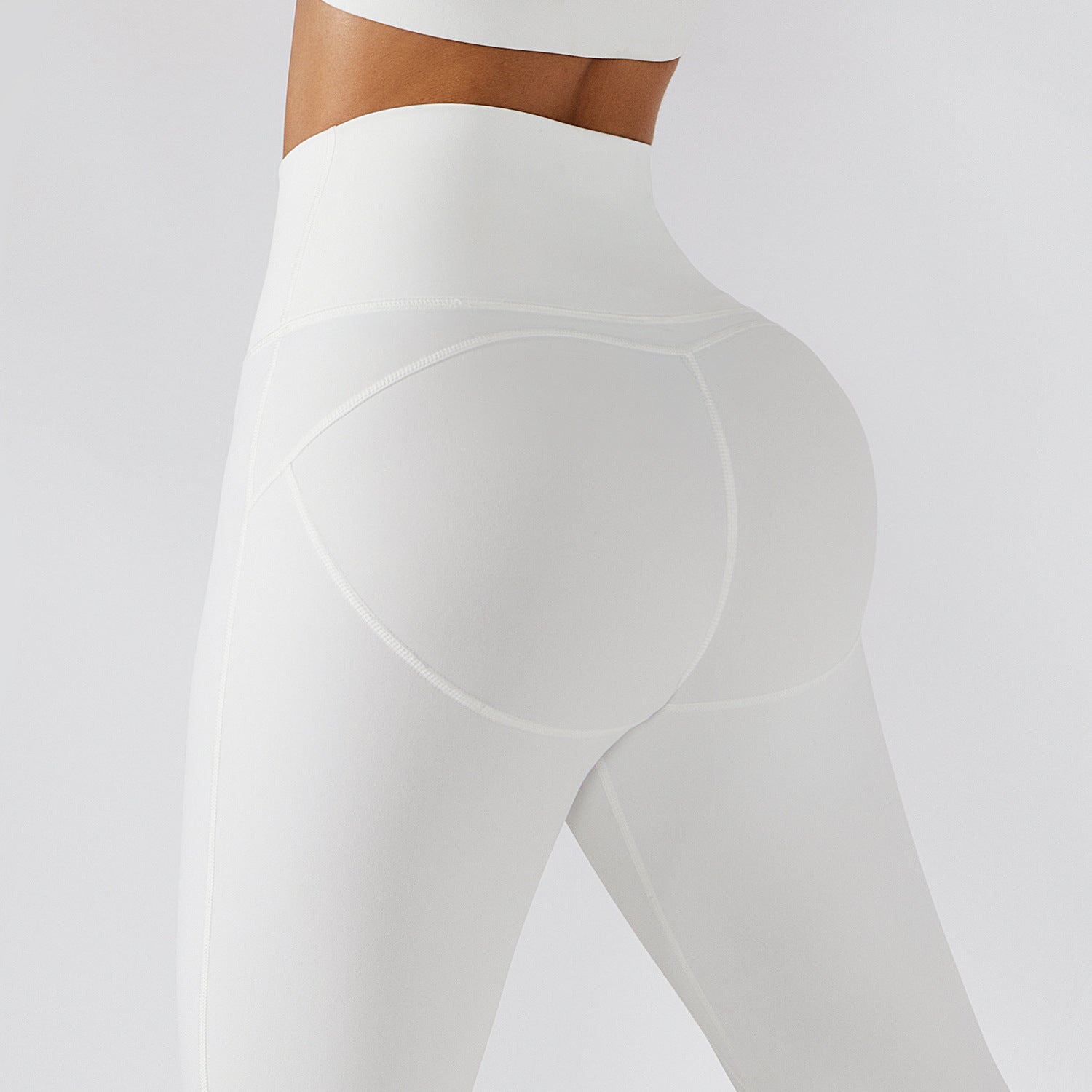Women's Ribbed One-Shoulder Yoga Set – Bra, Pants & Skirt Activewear