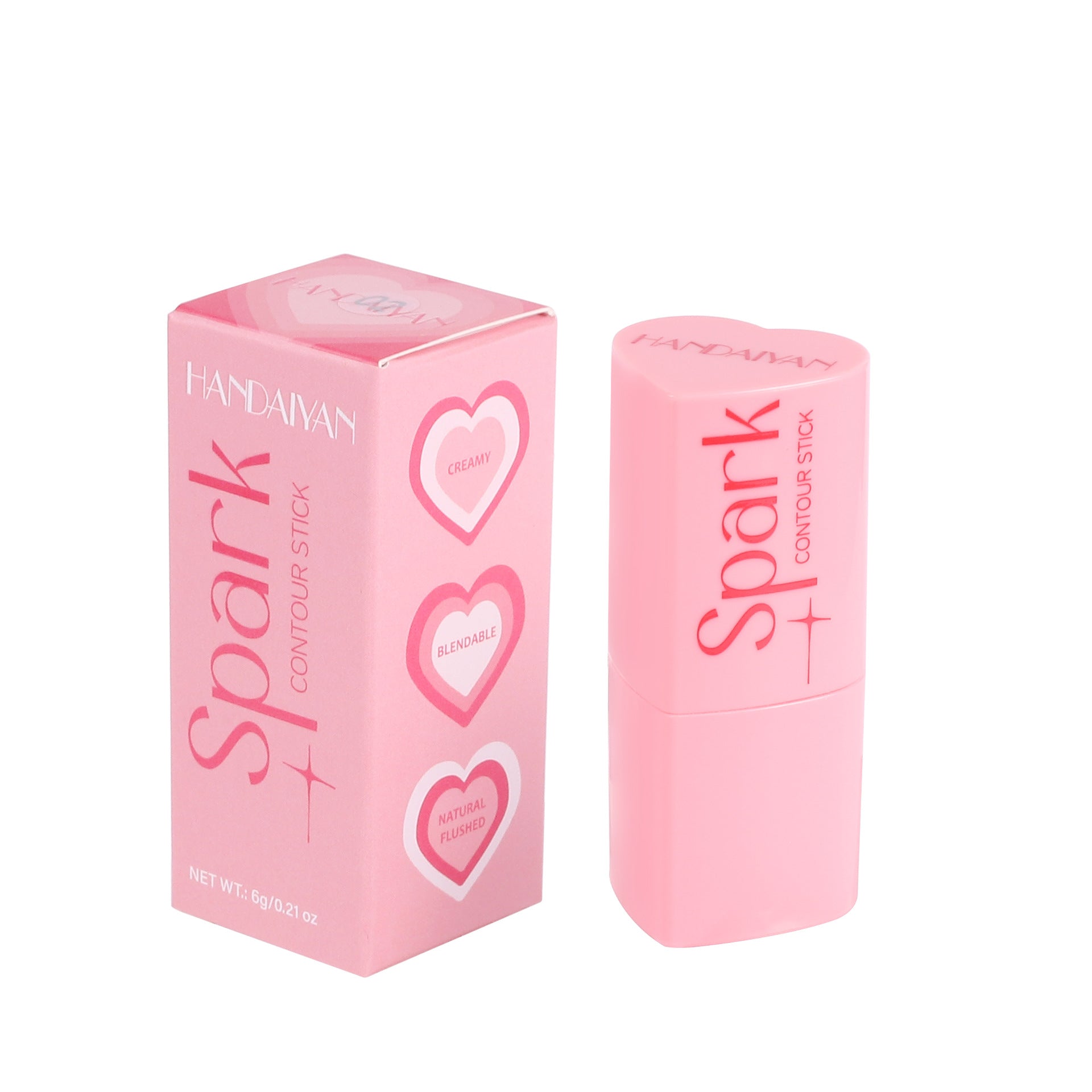 Bâton de Contour Blush & Enlumineur – Éclaircissant Visage Nacré & Mat