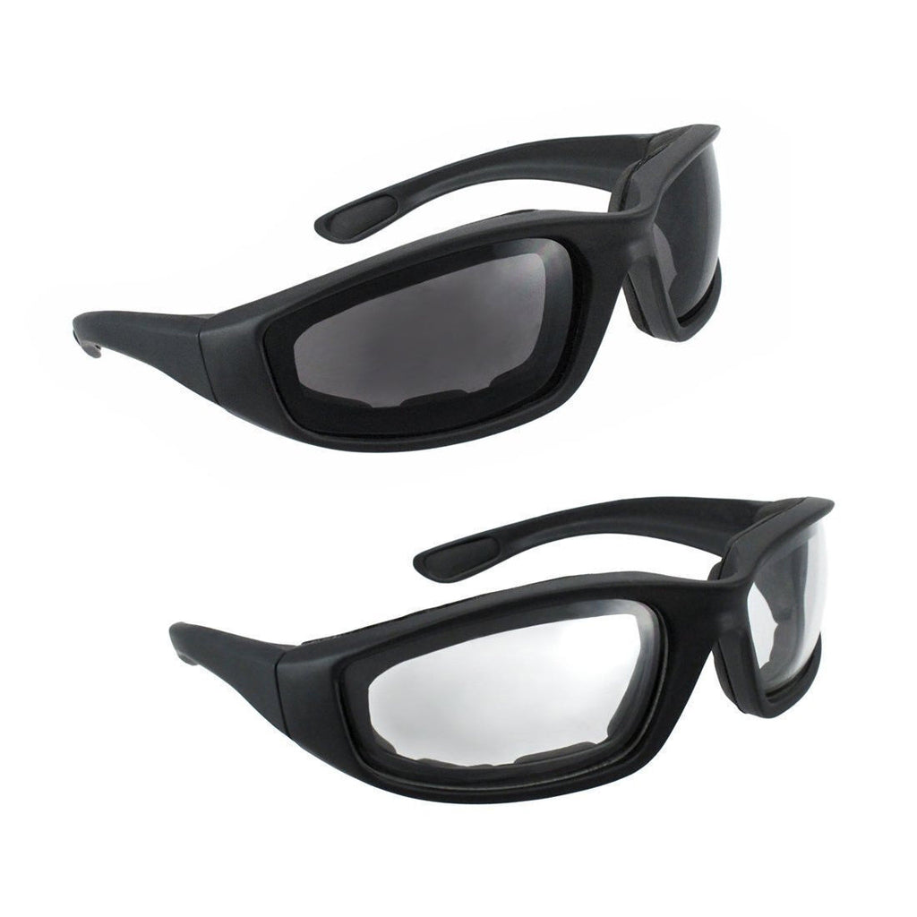 Motorcycle Riding Glasses – 3 Pairs UV400 Wind Resistant Biker Sunglasses