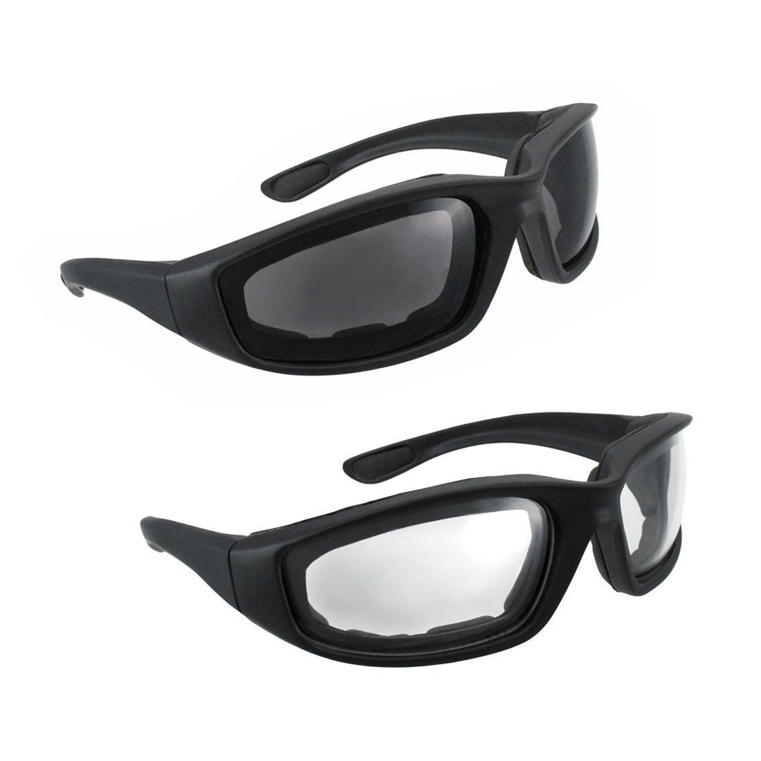Motorcycle Riding Glasses – 3 Pairs UV400 Wind Resistant Biker Sunglasses