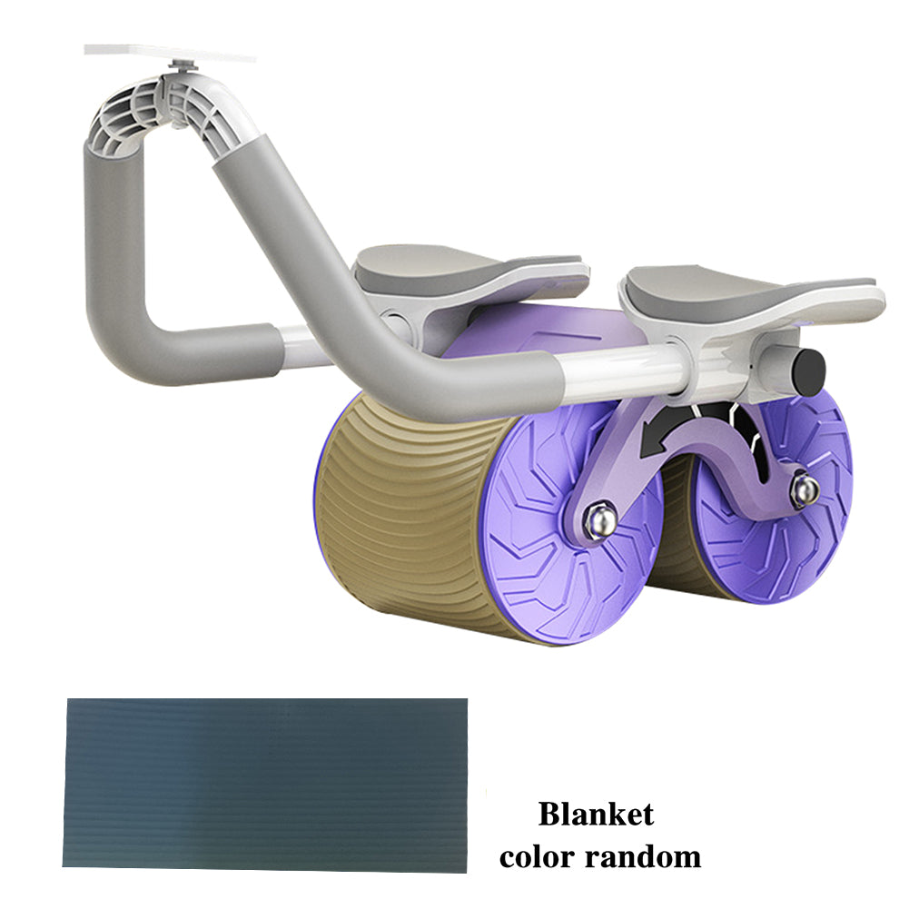 2-in-1 Ab Wheel Roller with Smart Counter & Knee Mat | AdriaPulse