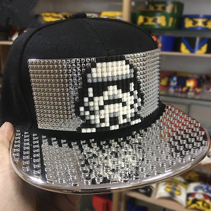 Building Block Puzzle Hat | Hip Hop Street Style Cap – Acrylic Brick Snapback