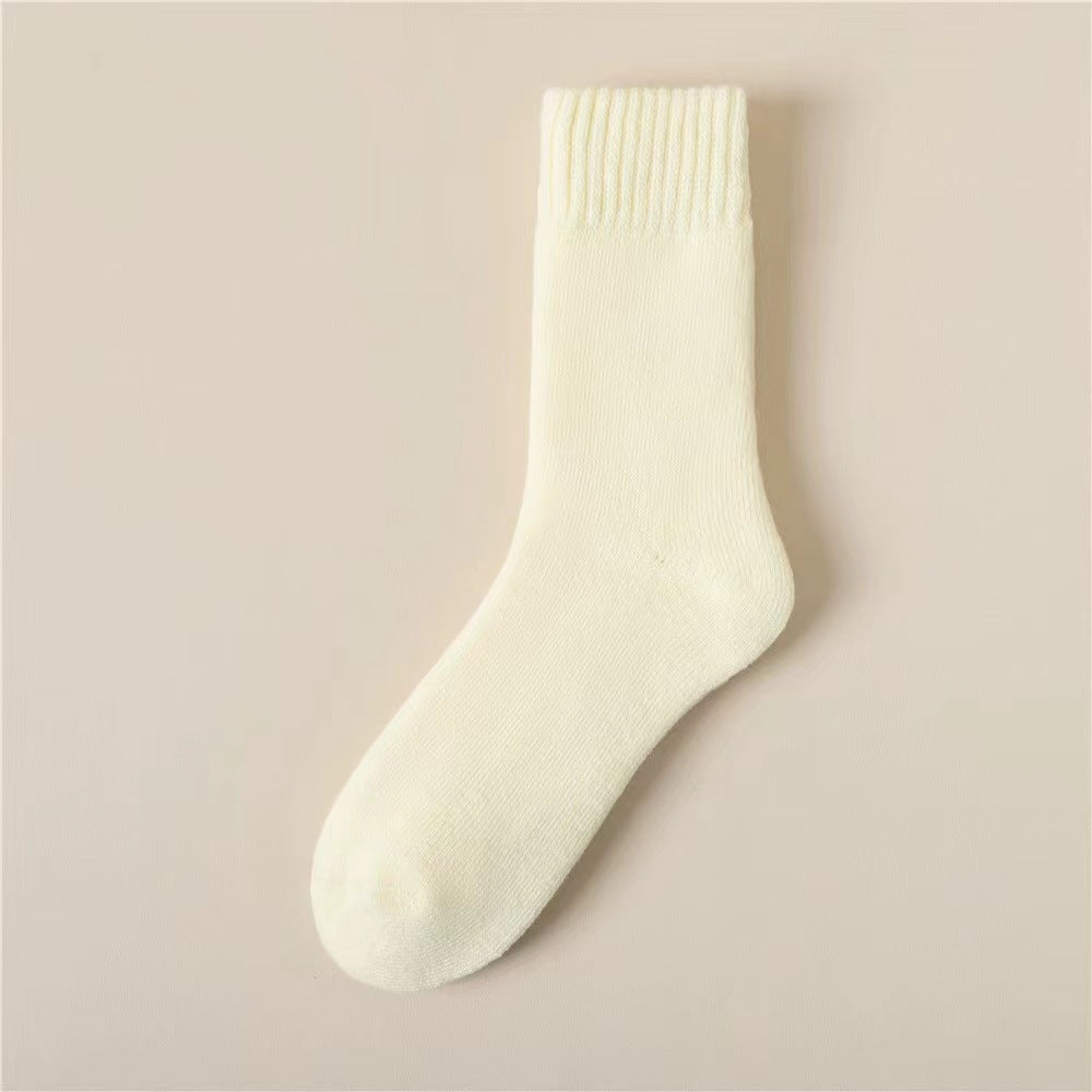 Women's Maternity Socks – Fleece-Lined Thickened Warm Winter Socks, Cashmere Terry-Loop