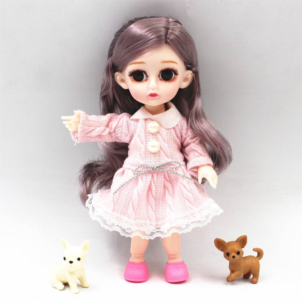 Little Loli Miniature Fashion Doll – 15.5cm Dress-Up Doll for Cake Toppers, Gifts & Decoration | 6 Styles