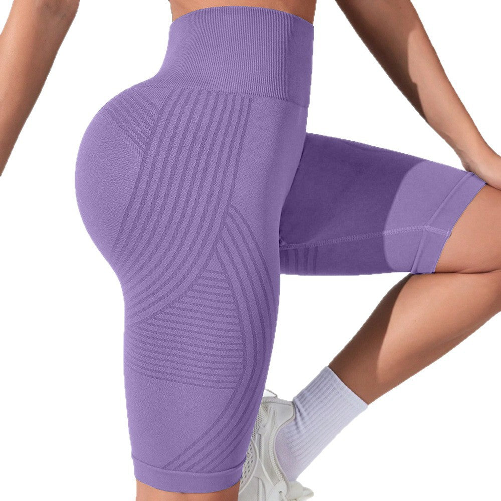 Women's Seamless High Waist Yoga Pants – Hip Lifting Capri Leggings