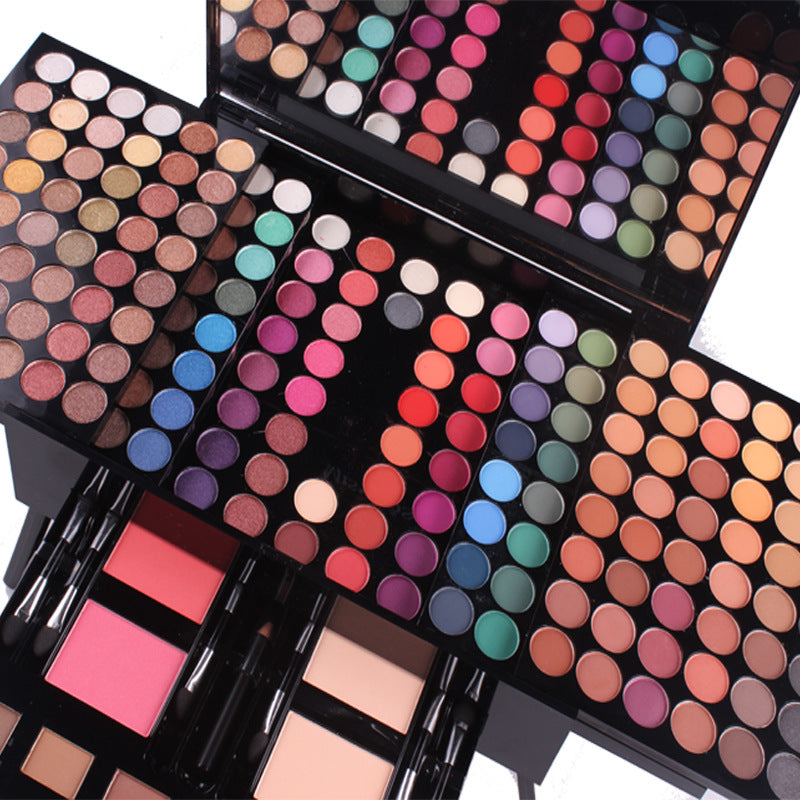 Miss Rose Concealer- & Rouge-Make-up-Palette 004 – Professionelle Gesichts-Palette mit über 8 Farben für alle Hauttöne