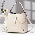 Sac seau élégant | Sac à bandoulière et sac à lanière en cuir PU pour femme – Sac à main élégant