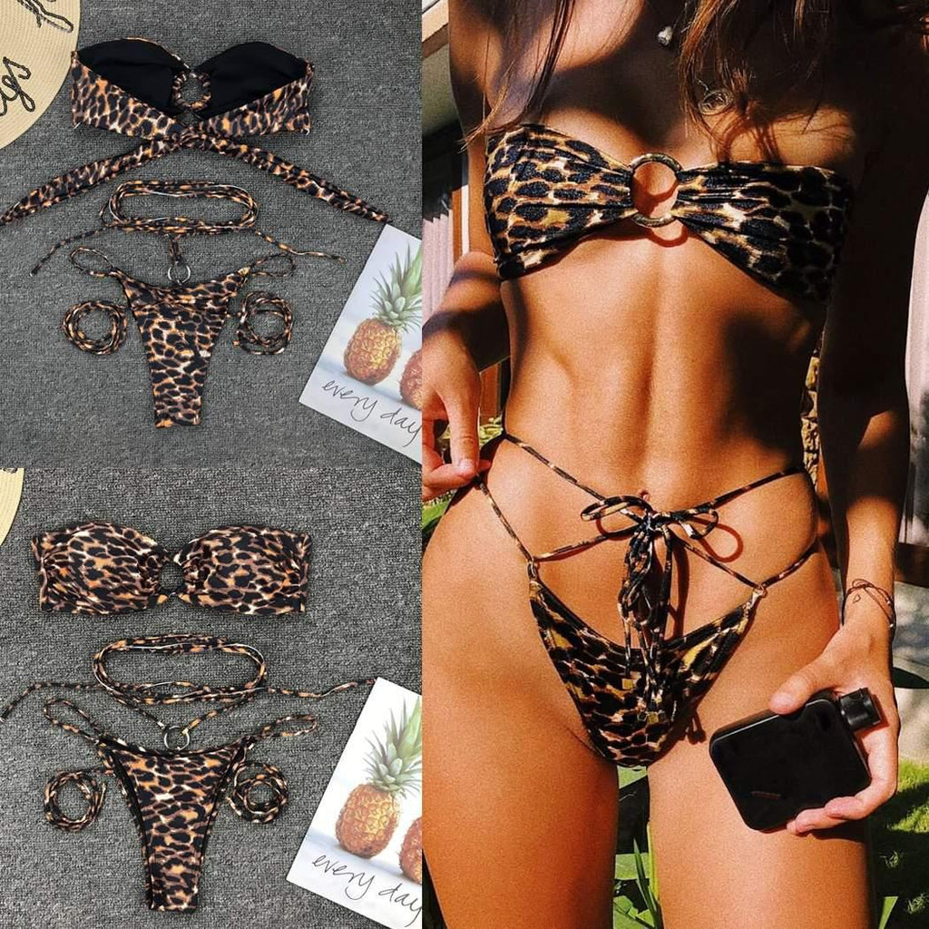 Leoparden-Bikini