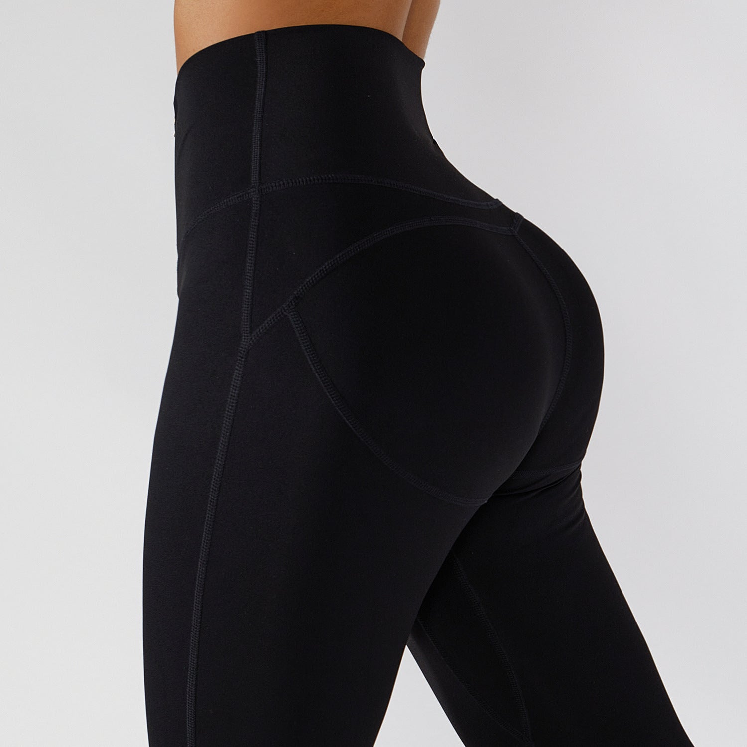 Women's Ribbed One-Shoulder Yoga Set Grass Pants – AdriaPulse