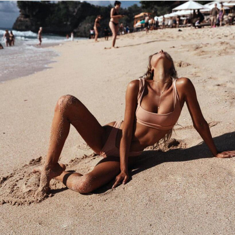 Bikini-Split-Badeanzug