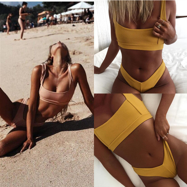 Bikini-Split-Badeanzug