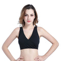 French Maternity Nursing Bra – Cross Front Cotton Breastfeeding Bra, Wire-Free