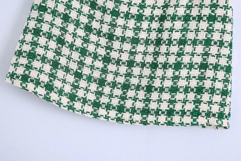 European And American Women's New Textured Miniskirt