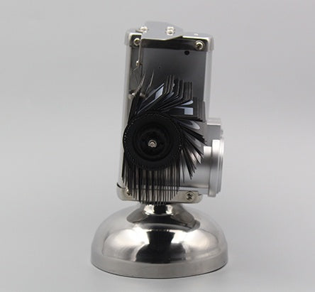 Black Retro Flip Clock-Internal Gear Operated Flip Home Clock